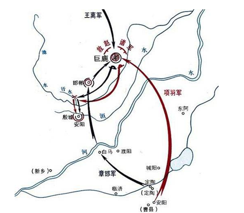 破釜沉舟是誰(破釜沉舟，項羽憑藉鉅鹿之戰以少勝多，直接一戰成名啊)